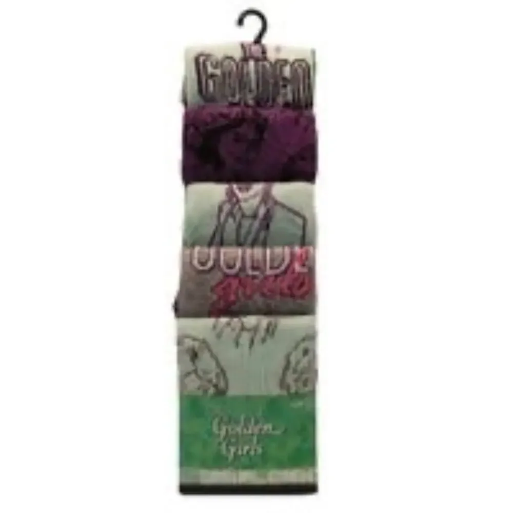 Bioworld Golden Girls 5 Pack Crew Socks